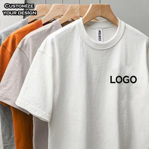 T-shirt décontracté en coton pour homme, coupe oversize, manches courtes, col rond, motif uni, impression DTG, vente en gros - Product Image 4