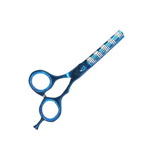 Las Mejores Tijeras de Entresacar Cabello de Acero Inoxidable con Reposamanos Fijo, Tijeras con Mango de Plástico Cómodo y 30 Dientes, Mango Largo - Product Image 2