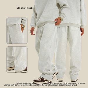 Nesta Sports <b>Men</b>’s High-Waisted Sweatpants Relaxed Fit Soft Fleece Straight-Leg Drawstring <b>Lounge</b> <b>Pants</b> for Cozy Daily Wear - Product Image 5