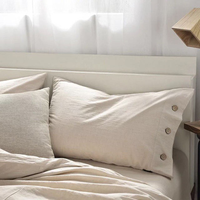 Parure de lit haut de gamme très vendue, 5 pièces : 1 housse de couette, 1 drap plat, 1 drap-housse, 2 taies d'oreiller