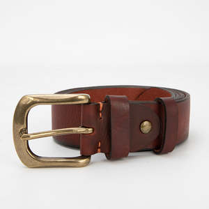 Cinturón de Cuero para Hombre, Talla y Color Personalizados, Hebilla OEM, Calidad de Exportación, Proveedor Hecho en Pakistán - Product Image 2