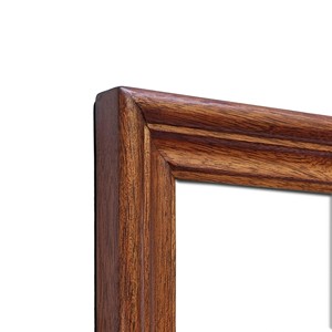 Cadre photo en bois de noyer et cuir, vente en gros |   Cadres de luxe faits à la main en Inde - Product Image 3
