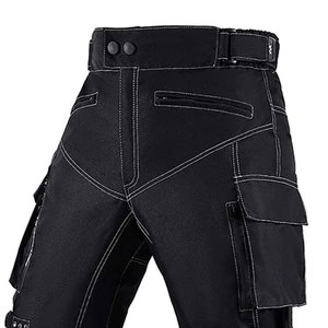 Pantalones de Motocicleta Resistentes de Cordura con Protección para las Rodillas, Forro Extraíble, Pantalones de Motociclista de Cordura Ultra Duraderos, Protección para Todo Clima - Product Image 6