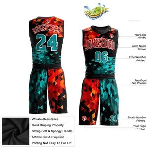 Uniforme de basketball personnalisé de qualité supérieure, respirant, 100% polyester, sans manches, livraison mondiale pour les besoins de vente en gros - Product Image 2