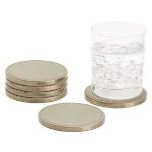 Ensemble de sous-verres décoratifs en métal faits à la main pour table à manger, sous-verres pour boissons pour cuisine et café - Product Image 4