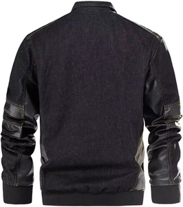 Black and Blue Solid Color Latest Design <b>Men</b> <b>Denim</b> <b>Jacket</b> Custom Fit <b>Jacket</b> <b>Men</b> Brand Stylish Jeans <b>Jacket</b> <b>Denim's</b> <b>Men</b> Good - Product Image 2