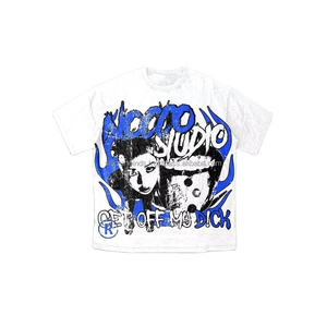 Camiseta desgastada lavada vintage de gran tamaño recortada al por mayor para hombre hecha en Sialkot - Product Image 6