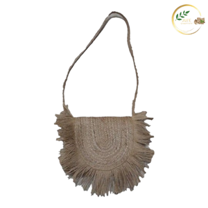 Sac bandoulière en jute tendance, léger, avec un design moderne - Product Image 2