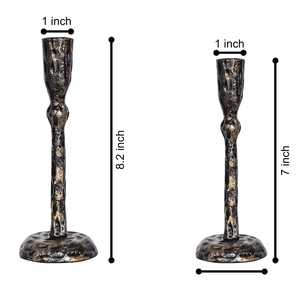 Ensemble de bougeoirs en aluminium moulé sous pression pour la décoration intérieure, les mariages et les occasions spéciales, design durable en métal moulé. - Product Image 6