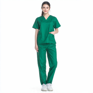 Medical <b>Scrub</b> Uniform Sets Nursing <b>Scrubs</b> Suits Hospital Wholesale Uniform - Product Image 6