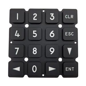 Moules en caoutchouc de silicone pour boutons de clavier numériques, élastomère, gravure au laser, légende et revêtement PI, GR608 TW - Product Image 1