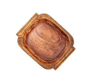 Cuenco de madera rústico para decoración, bandeja decorativa hecha a mano, artesanía de madera de mango para decoración del hogar, fabricante personalizado - Product Image 6