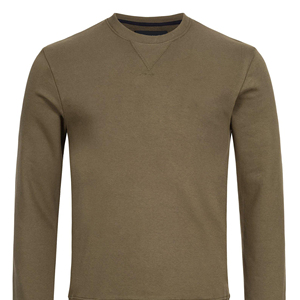เสื้อสเวตเชิ้ตคอกลมทรงพอดีตัว รุ่นพรีเมียม เบสิค คอลเลคชั่นลำลอง - Product Image 6