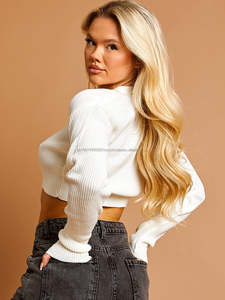 <b>Men's</b> Winter V-Neck Korean Acrylic Sweater Loose Lazy <b>Long</b>-Sleeved Knitted <b>Cardigan</b> Jacket Casual Style Anti-shrink & Quick Dry - Product Image 6