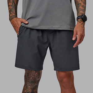 Pantalones Cortos Deportivos para Hombre, 100% Algodón, con Logotipo Personalizado, Lisos, Cómodos, con Cordón Ajustable, Tejido Grueso, Estilo Vintage - Product Image 5