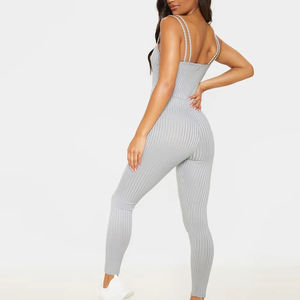 Nouvel Arrivage Combinaison Sportive Femme Sans Manches Une Pièce Boutonnée Sur Mesure 2026 OEM Meilleure Vente Prix de Gros - Product Image 3