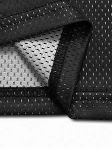 Jersey de Fútbol Americano Premium Negro y Dorado con Malla, Cuello en V, Uniforme de Equipo Personalizado, Poliéster Transpirable, Producción OEM al por Mayor - Product Image 6