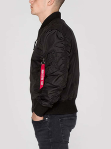 Blouson aviateur coupe-vent chaud sur mesure avec fermeture éclair et col montant, poches sur les manches – Vente en gros - Product Image 4