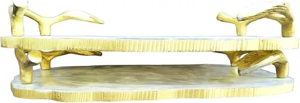 Bandeja Decorativa Rectangular de Resina Moderna, Pulida, Ecológica, Hecha a Mano, Elegante Plato para Servir el Desayuno, Organizador de Joyas, para Café - Product Image 5