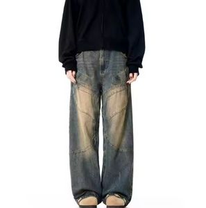 Jeans de Mezclilla para Hombre y Mujer, 100% Algodón, Secado Rápido, Corte Regular Vintage, Lavado Casual, Rectos, para Invierno y Verano, Varios Modelos - Product Image 2
