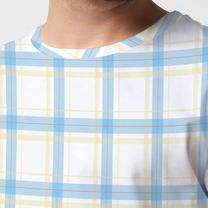 Vente en gros de tenues d'été décontractées pour hommes respirantes, t-shirts à manches courtes et shorts 100% fibre de bambou - Product Image 5