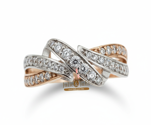 Anillo de Oro Original de 22 Quilates para Mujer, Acabado Brillante, para Compromisos, Ceremonias, Eventos Nupciales, Ocasiones Festivas y Uso Diario - Product Image 2