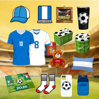 AI-MICH 2026 Fan Zone Cadeau pour les fans de football Porte-clés Trophée Souvenir Vente en gros Articles promotionnels Marchandises