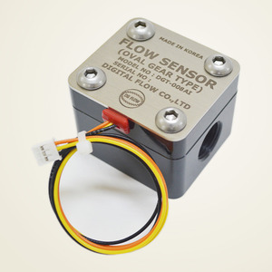 เครื่องวัดการไหลของน้ำมันดีเซลแบบดิจิตอล รุ่น DGT-008AI ของเกาหลี  เซ็นเซอร์วัดการไหลแบบโอวัลเกียร์  วัสดุอะลูมิเนียม  PT 3/8 เกลียวใน - Product Image 6