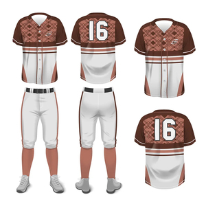 Custom Sublimated Baseball Uniform Set Button Down Jersey Pants and <b>Socks</b> Matching Team Training Wear Kit - Product Image 2