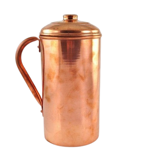 Best Design Shiny Polished Pitcher With Metal Handle <b>Kitchen</b> <b>Accessories</b> Water Pitcher Classic Style Drinkware <b>Copper</b> Jug - Product Image 1