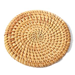 Sets de table en jute tissé naturel Sets de table ronds résistants à la chaleur pour la décoration de table Vente en gros - Product Image 1