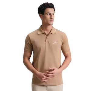 Camiseta Polo para Hombre, Manga Corta, Cuello Casual, Tejido Suave y Transpirable de Mezcla de Algodón, Ropa Deportiva para Golf y Tenis, OEM ODM - Product Image 1
