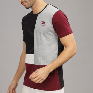 T-shirts pour hommes en coton 100% écologiques, légers, à col rond, avec logo personnalisé, taille plus, fabrication sur mesure, vente en gros - Product Image 2