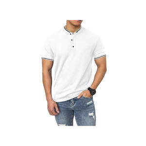 Camiseta polo personalizada con logotipo bordado OEM, lisa, para hombre, uniforme de golf, camisa polo. - Product Image 1