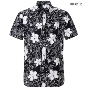 Chemise hawaïenne à manches courtes pour homme, impression par sublimation, design OEM, impression numérique personnalisée, pour l'été et la plage - Product Image 2