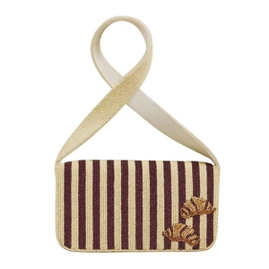 Bolso bandolera de algodón a rayas coloridas, estilo bohemio para mujer, de uso diario, con una sola correa, el bolso más vendido al mejor precio. - Product Image 3