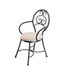 Silla de Comedor Moderna de Metal Negro con Respaldo de Espiga, Elegante Silla Auxiliar para Cafetería, Mobiliario Profesional para Restaurantes - Product Image 5