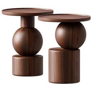 Mesa Auxiliar de Madera Ecológica Fabricada con Materiales Naturales para un Diseño Interior Sostenible - Product Image 1