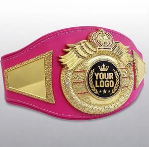 เข็มขัดแชมป์มวยปล้ำ MMA หนังแท้ทองเหลืองสั่งทำพิเศษ ขายส่ง MOQ ต่ำ เข็มขัดแชมป์คาราเต้ - Product Image 2