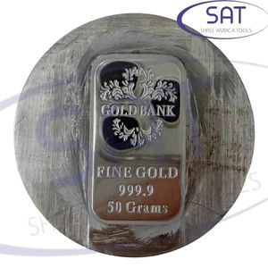 SAT Jewelry - Matrices y Moldes para Conformado de Barras de Plata Fina de 50 Gramos, Personalizadas en Oro y Plata, con Doble Pulido, Nueva York, Malasia, Dubái - Product Image 5