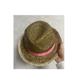 หมวกสานทรงโซมเบรโรสไตล์วินเทจจากเม็กซิโก ปรับขนาดได้ ลายทางพร้อมโลโก้ เหมาะสำหรับงานปาร์ตี้ งานแต่งงาน ใช้ในชีวิตประจำวัน ฤดูร้อน ชายหาด กีฬา และเล่นสกี - Product Image 5