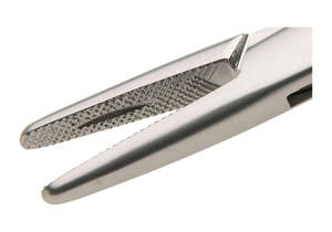 Porte-aiguille chirurgical de haute précision Derf |   Instrument de microchirurgie en acier inoxydable de style Wright - Product Image 4