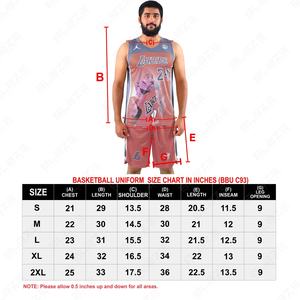 Blaze Fight Wear uniforme de basket-ball OEMOEM personnalisé de haute qualité Bsci short de basket-ball d'été unisexe adulte maillot de basket-ball - Product Image 6
