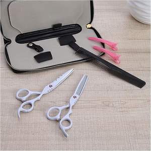 กรรไกรตัดแต่งขนสัตว์เลี้ยงสแตนเลสแบบยาว 7 นิ้ว และ 6.5 นิ้ว รุ่นใหม่ ปี 2026 ขายส่ง ชุดอุปกรณ์กรูมมิ่งสำหรับสัตว์เลี้ยง - Product Image 5