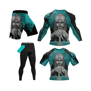 Ensemble de vêtements de sport pour hommes, style personnalisé, tissu confortable à séchage rapide, pantalon de sport, tenue de fitness, ensemble de protection contre les éruptions cutanées - Product Image 3