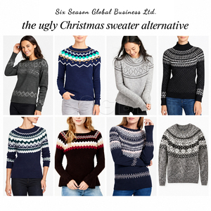 Pull en tricot d'hiver sur mesure à col polo rayé avec ourlet côtelé, fabrication sur mesure de pulls coupés et cousus, sourcing de fils personnalisés - Product Image 1