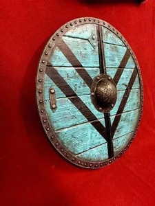 OEM Handmade Viking Shields Stainless Steel Custom Logo Private Label Durable Outdoor Survival <b>Camping</b> Wholesale Bulk Supplier - Product Image 2