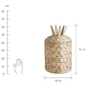 Water hyacinth <b>basket</b> woven in the shape of a pineapple Handmade Storage <b>Basket</b> Wholesale eco-friendly Made in Vietnam - Product Image 2