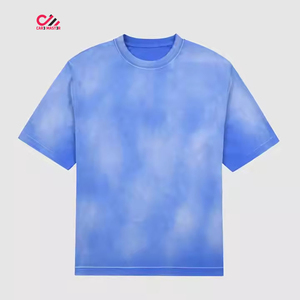 T-shirt vintage délavé à l'acide, couleur et taille personnalisées, pour hommes, en coton. - Product Image 6