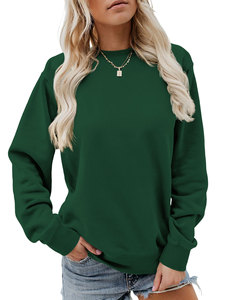 Sudadera de Mujer con Capucha, Cuello Redondo, Manga Larga, Color Degradado, Estilo Casual, Tejido de Punto, Corte Holgado, para Otoño, Poliéster Transpirable - Product Image 3